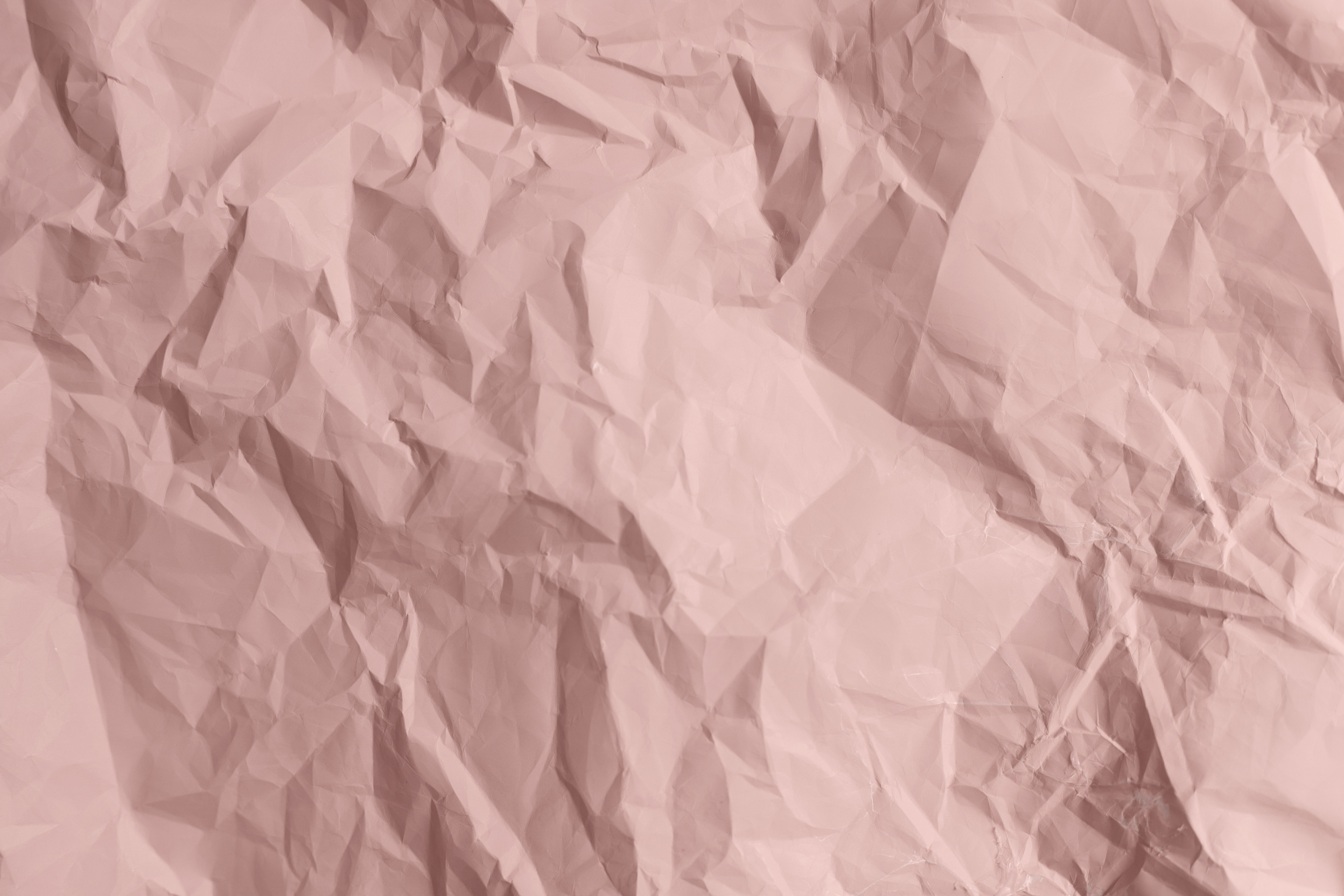 Pink Paper Crumpled Texture